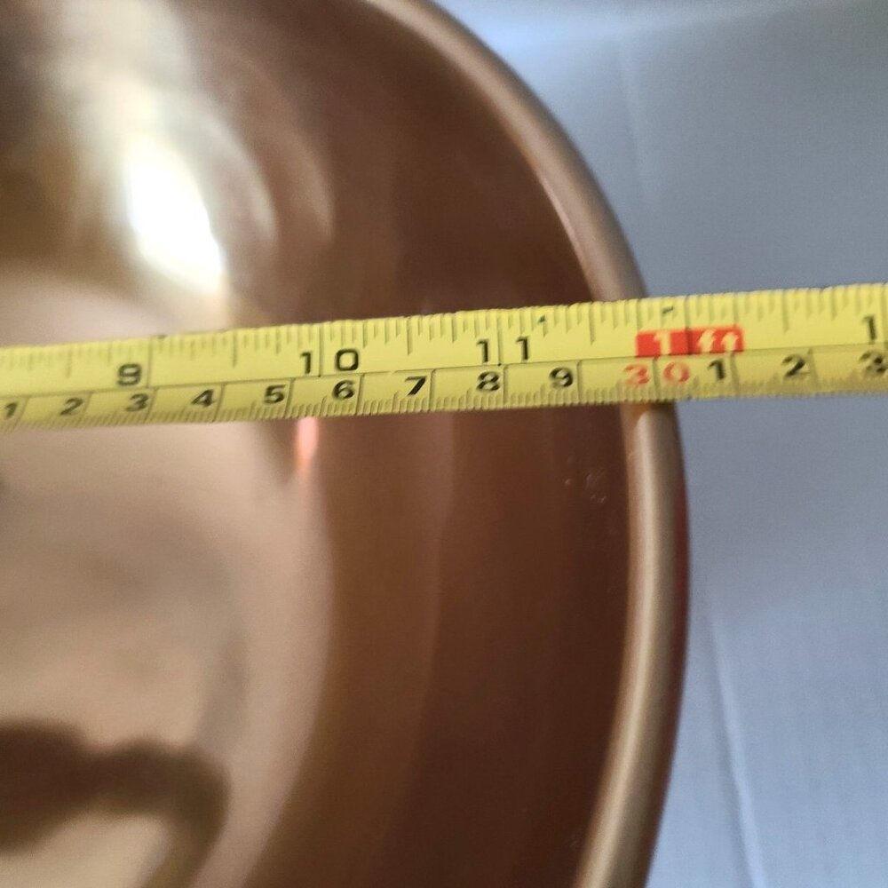 Target Threshold Large Decorative Bowl Copper Finish Aluminum Revere Style NEW - Picture 5 of 7